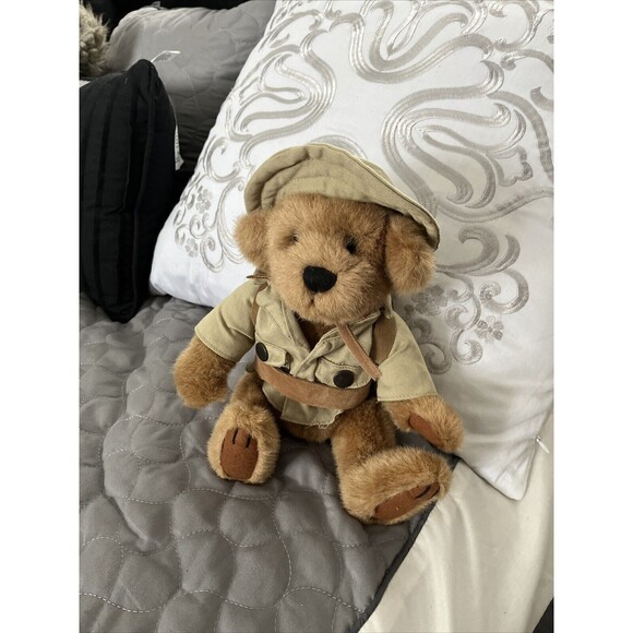 NEW Jungle Joes's Safari Friends Jungle Joe 12" Plush Teddy Bear with Ba… - Picture 1 of 5